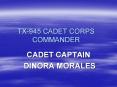 TX-945 CADET CORPS COMMANDER PowerPoint PPT Presentation