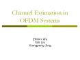 Channel Estimation in OFDM Systems PowerPoint PPT Presentation