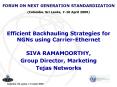 Efficient Backhauling Strategies for NGNs using Carrier-Ethernet PowerPoint PPT Presentation