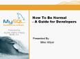 How To Be Normal A Guide for Developers PowerPoint PPT Presentation