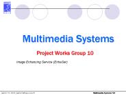 Multimedia Systems