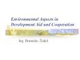 Environmental Aspects in Development Aid and Cooperation PowerPoint PPT Presentation