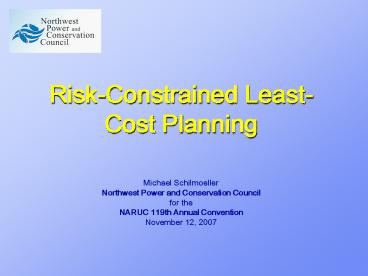Risk-Constrained Least-Cost Planning