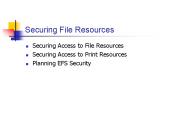 Securing File Resources
