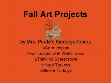 Fall Art Projects