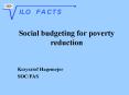 Social budgeting for poverty reduction PowerPoint PPT Presentation