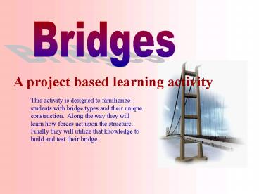 A project based learning activity