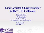 Laser Assisted Charge transfer in He     H Collisions