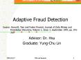 Adaptive Fraud Detection PowerPoint PPT Presentation