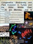 Cytogenetics, Biodiversity and Plant Evolution in Turkey and the Wider Middle East 11'30 am Monday, PowerPoint PPT Presentation