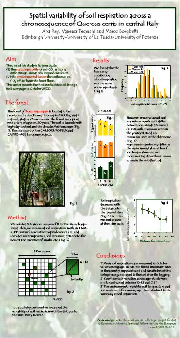 Spatial variability of soil respiration across a