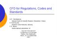 CFD for Regulations, Codes and Standards PowerPoint PPT Presentation