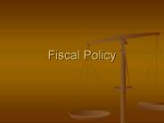 Fiscal Policy