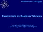 Requirements Verification