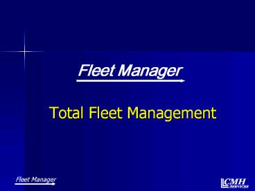 Total Fleet Management