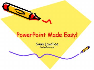 PowerPoint Made Easy