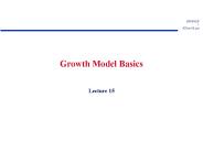 Growth Model Basics