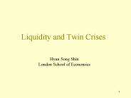 Liquidity and Twin Crises