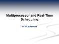 Multiprocessor and Real-Time Scheduling PowerPoint PPT Presentation