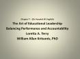 Ch 7 Performance and Accountability by Fenwick English PowerPoint PPT Presentation