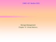 CMSC 421 Section 0202