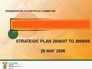 Communications Strategic Review 2005