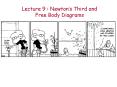 Lecture 9 : Newtons Third and Free Body Diagrams PowerPoint PPT Presentation