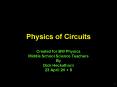 Physics of Circuits PowerPoint PPT Presentation