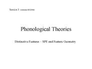 Phonological Theories