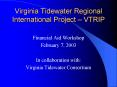 Virginia Tidewater Regional International Project VTRIP PowerPoint PPT Presentation