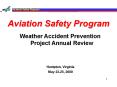 Aviation Safety Program PowerPoint PPT Presentation