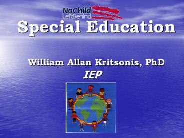 William Kritsonis, School Law, Ch 3 Special Education