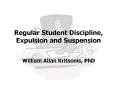 William Kritsonis, School Law, Ch 8 Expulsion, Suspension PowerPoint PPT Presentation