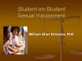 William Kritsonis, School Law, Ch 10 Student Harassment PowerPoint PPT Presentation