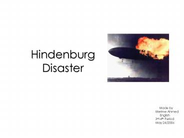 Hindenburg Disaster