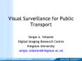 Visual Surveillance for Public Transport PowerPoint PPT Presentation