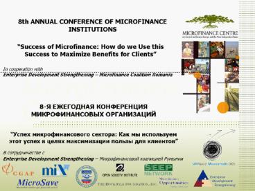 Health Microinsurance Pilot Project by Constanta Foundation