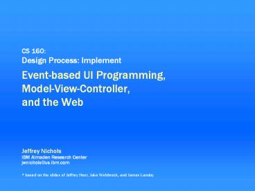 presentation player overlay