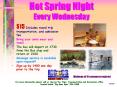 Hot Spring Night Every Wednesday PowerPoint PPT Presentation