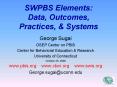 SWPBS Elements: Data, Outcomes, Practices, PowerPoint PPT Presentation