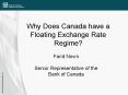 Why Does Canada have a Floating Exchange Rate Regime PowerPoint PPT Presentation