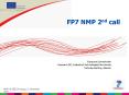 FP7 NMP 2nd call PowerPoint PPT Presentation