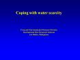 Coping%20with%20water%20scarcity PowerPoint PPT Presentation