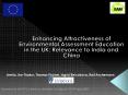 Enhancing Attractiveness of Environmental Assessment Education in the UK: Relevance to India and China PowerPoint PPT Presentation