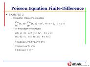 Poisson Equation Finite-Difference