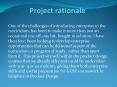 Project rationale PowerPoint PPT Presentation