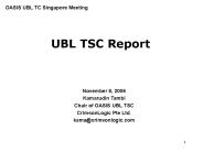 UBL TSC Report