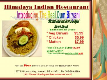 Himalaya Indian Restaurant