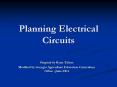 Planning Electrical Circuits PowerPoint PPT Presentation
