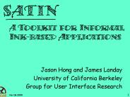 Jason Hong and James Landay